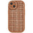 Canvas iPhone 14 Plus TPU Cover - Brun