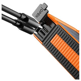 Solcelle Powerbank/Trådløs Oplader YD-888W - 10000mAh - Orange