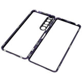 Sony Xperia 1 IV Magnetisk Cover med Hærdet Glas - Lilla