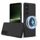 Sony Xperia 1 V Liquid Silikone Cover - MagSafe Kompatibel - Sort