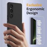 Sony Xperia 1 V Liquid Silikone Cover - MagSafe Kompatibel - Sort