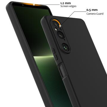 Sony Xperia 1 V Liquid Silikone Cover - MagSafe Kompatibel - Sort