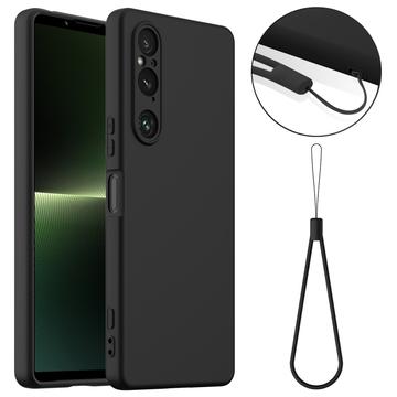 Sony Xperia 1 V Liquid Silikone Cover - MagSafe Kompatibel - Sort