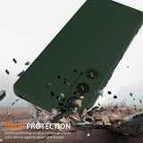 Sony Xperia 1 V Liquid Silikone Cover - MagSafe Kompatibel - Mørkegrøn
