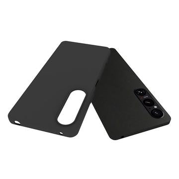 Sony Xperia 1 VI Anti-Fingeraftryk Mat TPU Cover - Sort