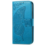Sony Xperia 1 VI Butterfly Series Flip Cover med Pung - Blå