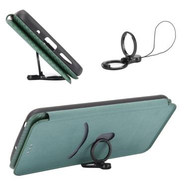 Sony Xperia 1 VI Flip Cover - Karbonfiber - Grøn