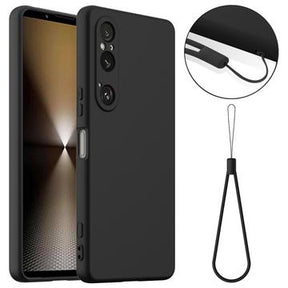 Sony Xperia 1 VI Liquid Silikone Cover - MagSafe Kompatibel - Sort