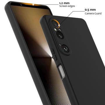 Sony Xperia 1 VI Liquid Silikone Cover - MagSafe Kompatibel - Sort