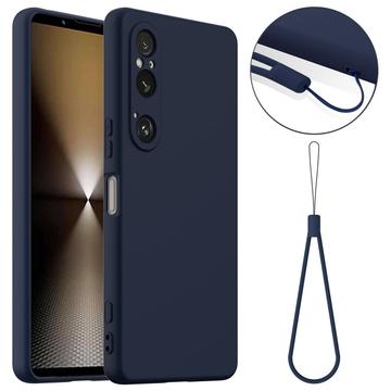 Sony Xperia 1 VI Liquid Silikone Cover - MagSafe Kompatibel - Mørkeblå