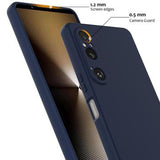 Sony Xperia 1 VI Liquid Silikone Cover - MagSafe Kompatibel - Mørkeblå