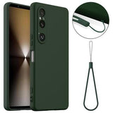 Sony Xperia 1 VI Liquid Silikone Cover - MagSafe Kompatibel - Mørkegrøn