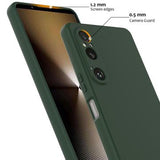 Sony Xperia 1 VI Liquid Silikone Cover - MagSafe Kompatibel - Mørkegrøn