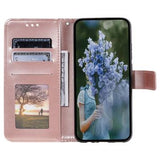 Sony Xperia 1 VI Mandala Series Etui med Pung - Rødguld