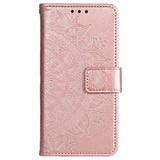 Sony Xperia 1 VI Mandala Series Etui med Pung - Rødguld