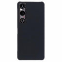 Sony Xperia 1 VI Gummibelagt Plastik Cover - Sort