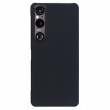 Sony Xperia 1 VI Gummibelagt Plastik Cover - Sort