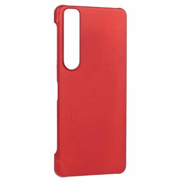Sony Xperia 1 VI Gummibelagt Plastik Cover - Rød