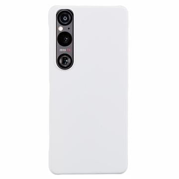Sony Xperia 1 VI Gummibelagt Plastik Cover - Hvid