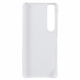 Sony Xperia 1 VI Gummibelagt Plastik Cover - Hvid