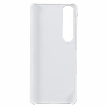 Sony Xperia 1 VI Gummibelagt Plastik Cover - Hvid