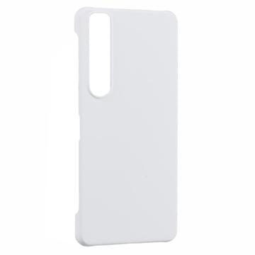 Sony Xperia 1 VI Gummibelagt Plastik Cover - Hvid