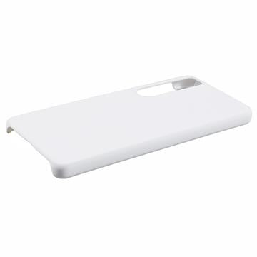 Sony Xperia 1 VI Gummibelagt Plastik Cover - Hvid