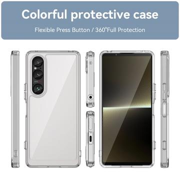 Sony Xperia 1 VI Ridsefast Hybrid Cover - Gennemsigtig