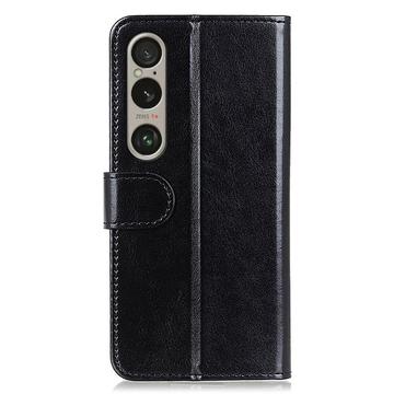 Sony Xperia 1 VI Pung med Magnetisk Lukning - sort
