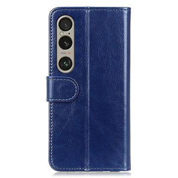 Sony Xperia 1 VI Pung med Magnetisk Lukning - mørkeblå