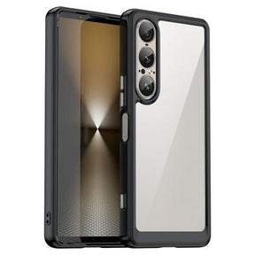 Sony Xperia 1 VII Anti-Stød Hybrid Cover - Sort