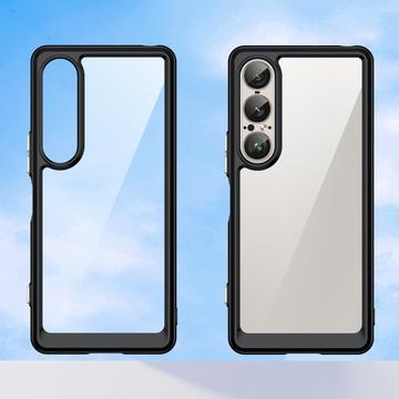 Sony Xperia 1 VII Anti-Stød Hybrid Cover - Sort