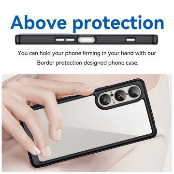 Sony Xperia 1 VII Anti-Stød Hybrid Cover - Sort