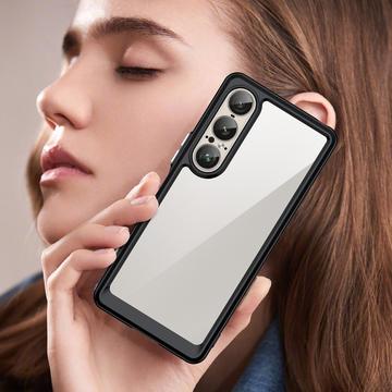 Sony Xperia 1 VII Anti-Stød Hybrid Cover - Sort