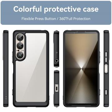 Sony Xperia 1 VII Anti-Stød Hybrid Cover - Sort