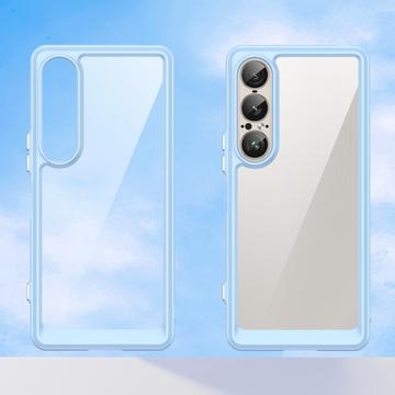 Sony Xperia 1 VII Anti-Stød Hybrid Cover - Blå