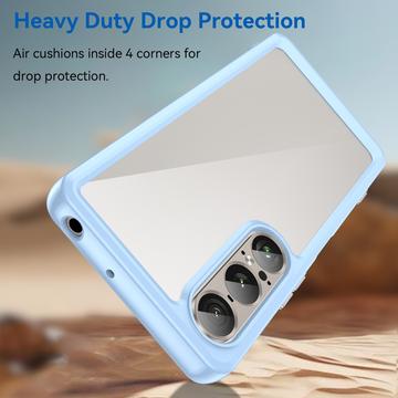 Sony Xperia 1 VII Anti-Stød Hybrid Cover - Blå