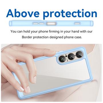 Sony Xperia 1 VII Anti-Stød Hybrid Cover - Blå