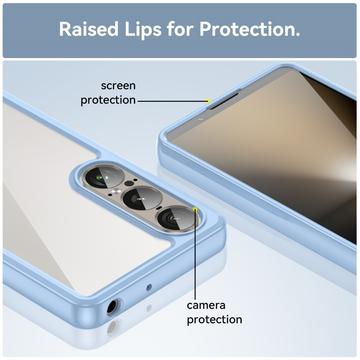 Sony Xperia 1 VII Anti-Stød Hybrid Cover - Blå