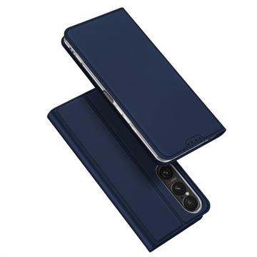 Sony Xperia 1 VII Dux Ducis Skin Pro Flip Cover - Blå