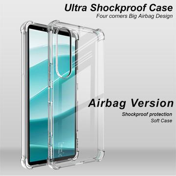 Sony Xperia 1 VII Imak Faldsikkert TPU Cover - Gennemsigtig