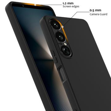 Sony Xperia 1 VII Liquid Silikone Cover - MagSafe Kompatibel - Sort