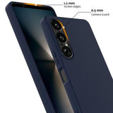Sony Xperia 1 VII Liquid Silikone Cover - MagSafe Kompatibel - Mørkeblå