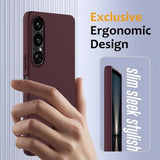 Sony Xperia 1 VII Liquid Silikone Cover - MagSafe Kompatibel - Vinrød