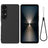 Sony Xperia 1 VII Flydende silikone cover med håndrem - sort