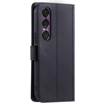 Sony Xperia 1 VII Luksus Vatteret Pung - Sort