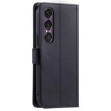 Sony Xperia 1 VII Luksus Vatteret Pung - Sort