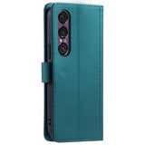 Sony Xperia 1 VII Luksus Vatteret Pung - Grøn