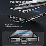 Sony Xperia 1 VII magnetisk etui med hærdet glas - sort