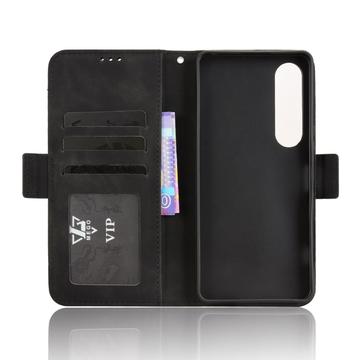 Sony Xperia 1 VII Kortholder Pung Etui - Sort